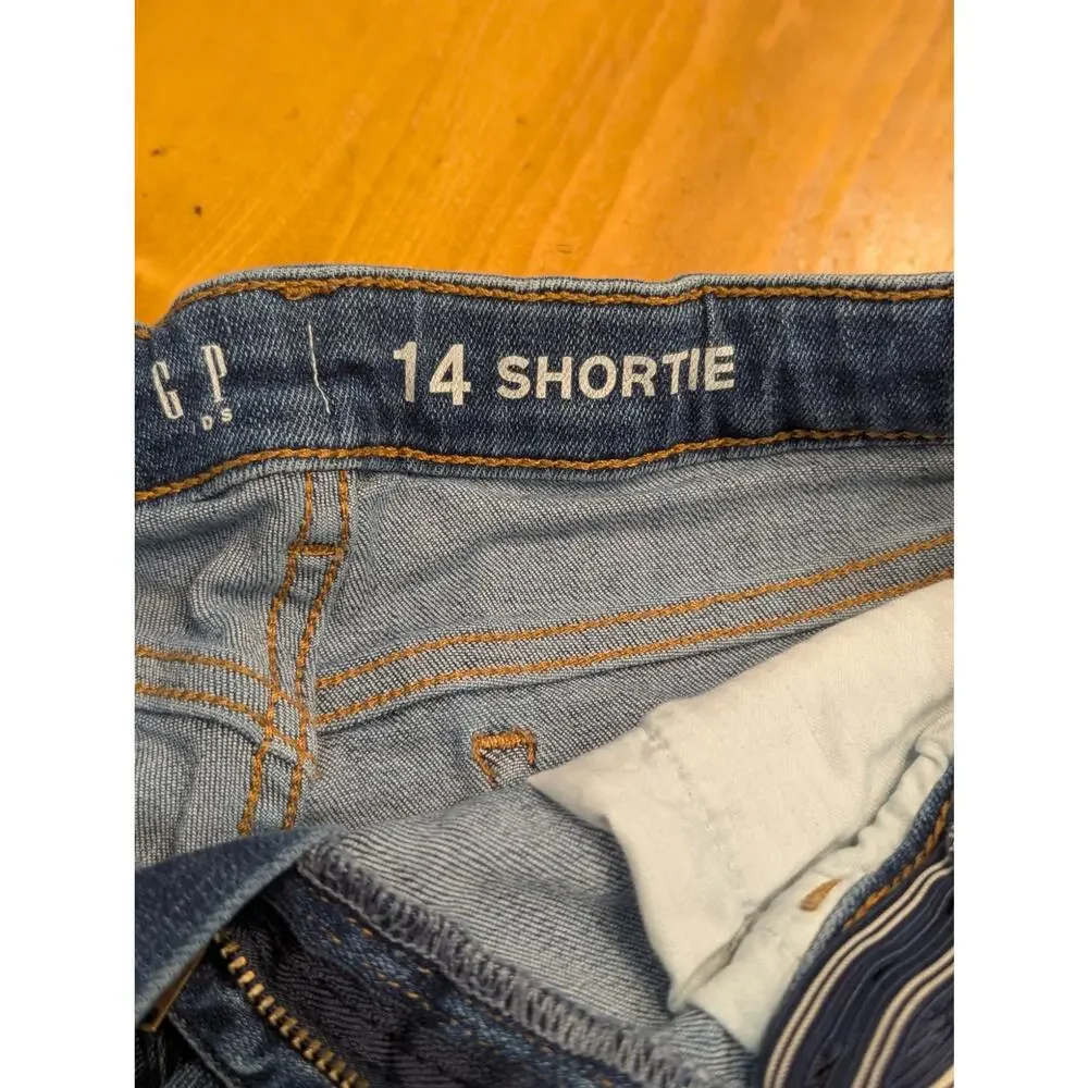 Gap Kids Denim Shorts, LN, Adjustable Waist, Size Girl's 14 Shortie